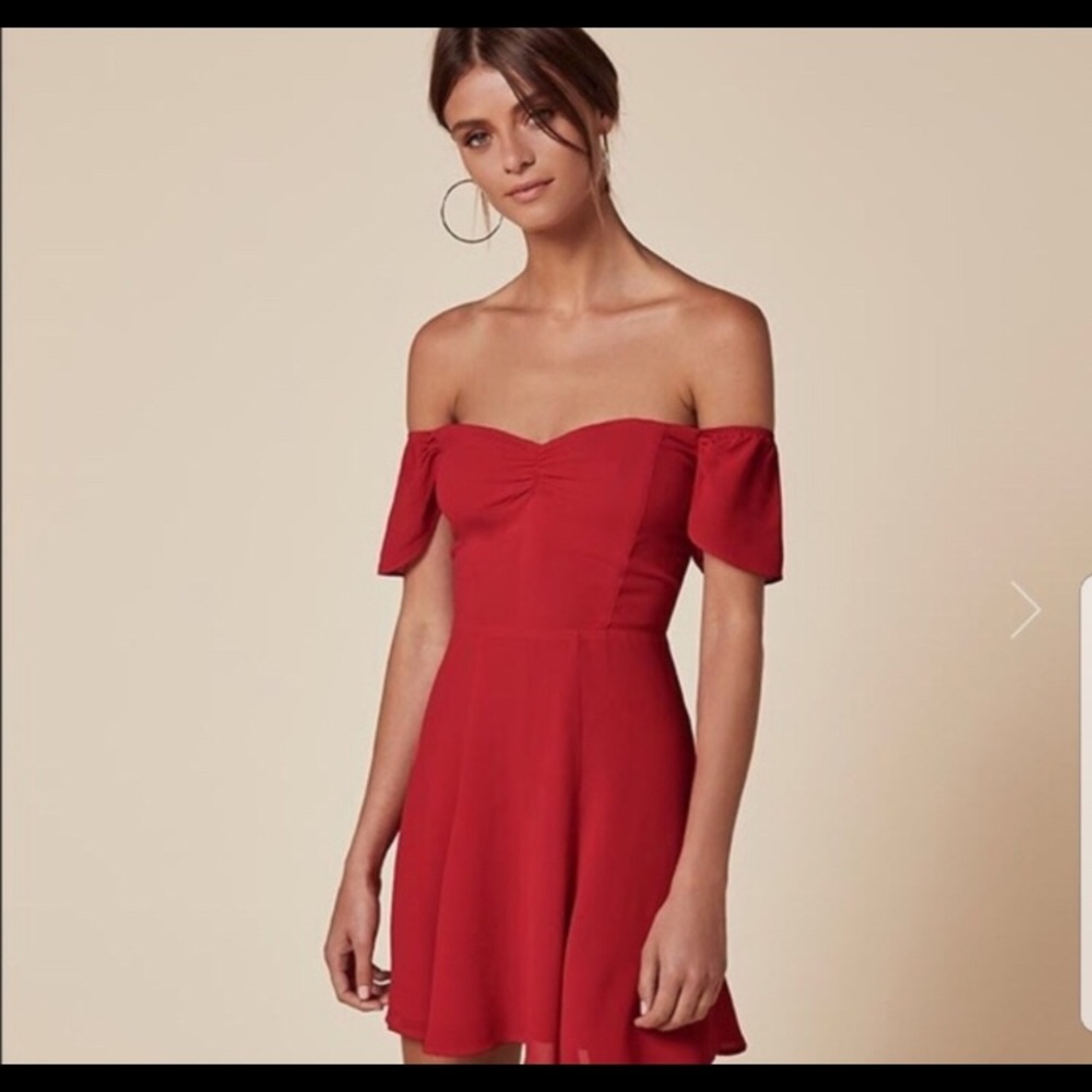 Rosa off-the-shoulder dress